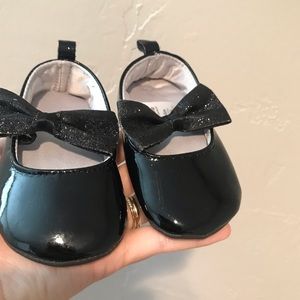 Black dress 3-6 mo baby shoes